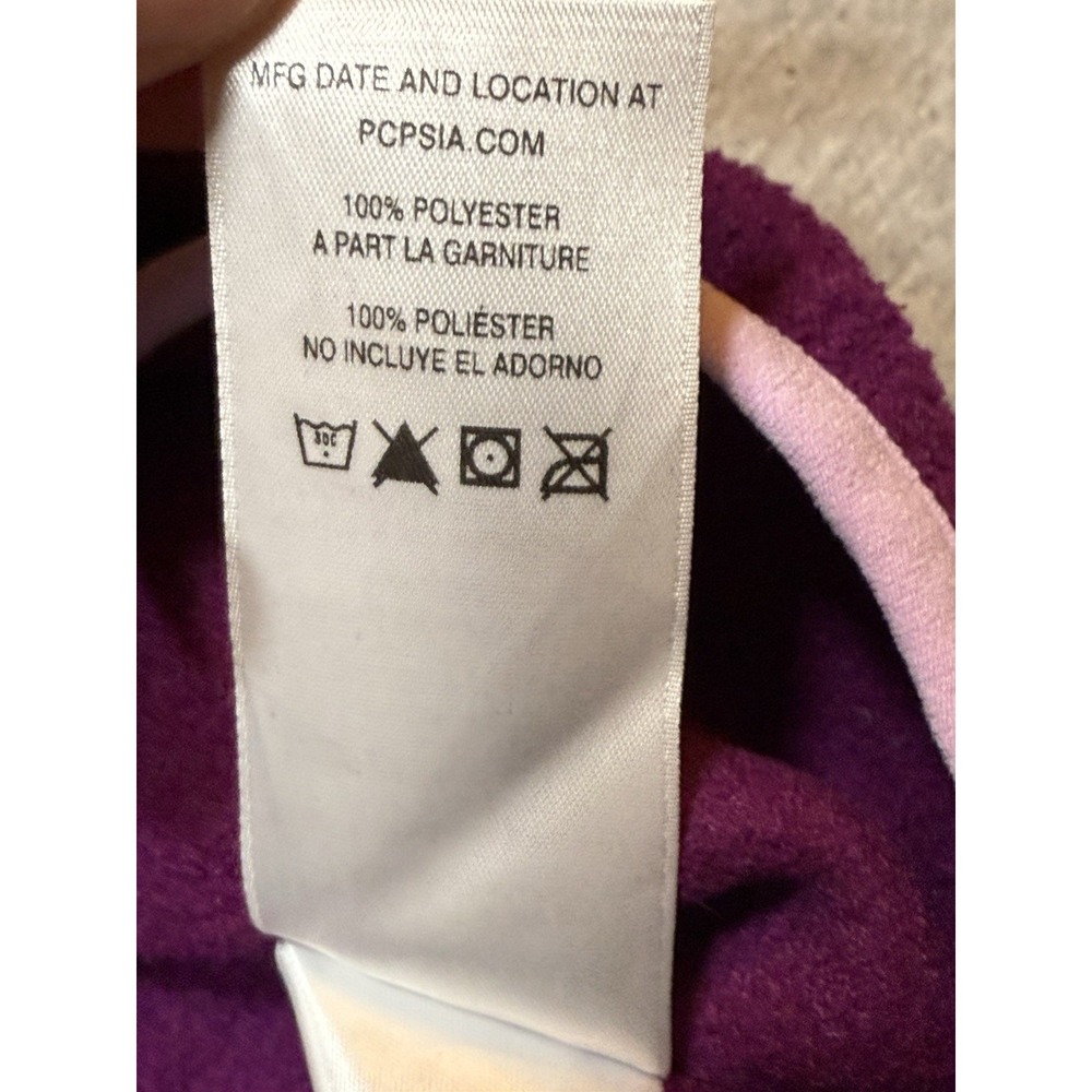 Patagonia Synchilla Kids Fleece Pullover Purple  Size L (12) EUC - Picture 9 of 14